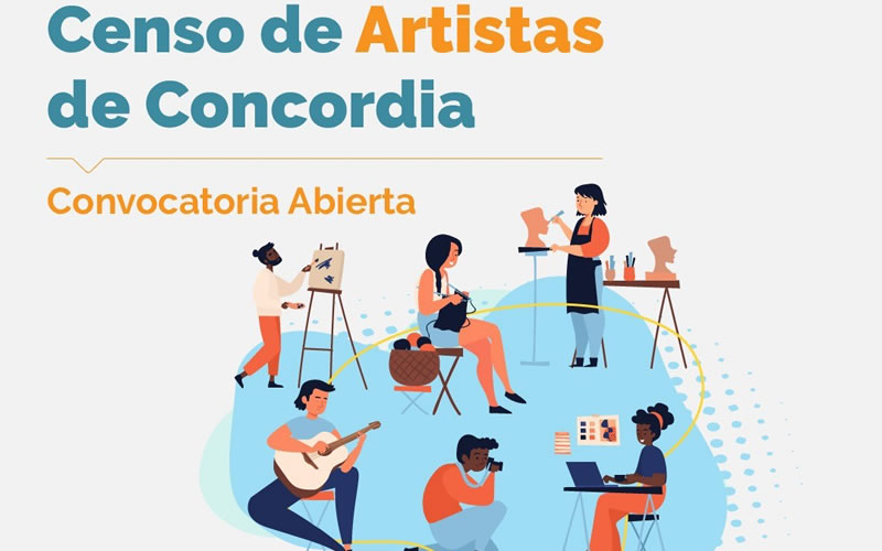 Censo de Artistas: Convocan a registrarse en el primer Censo de la Cultura de Concordia