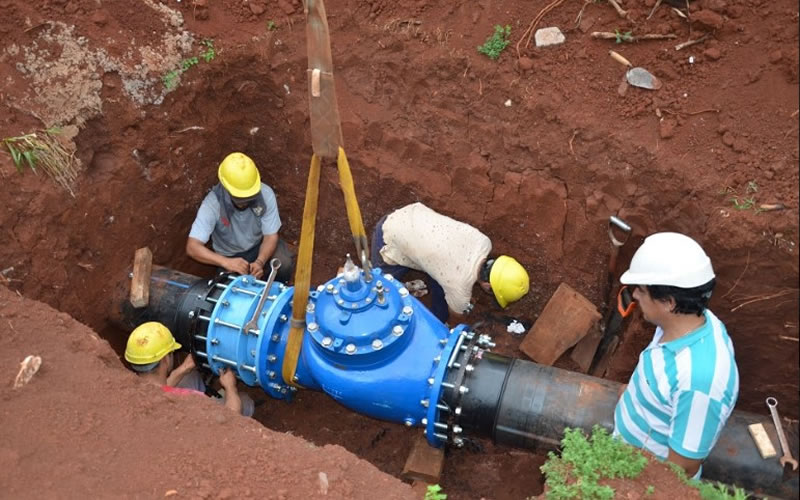 EDOS: Empalme de nuevas cañerías a la red de agua potable