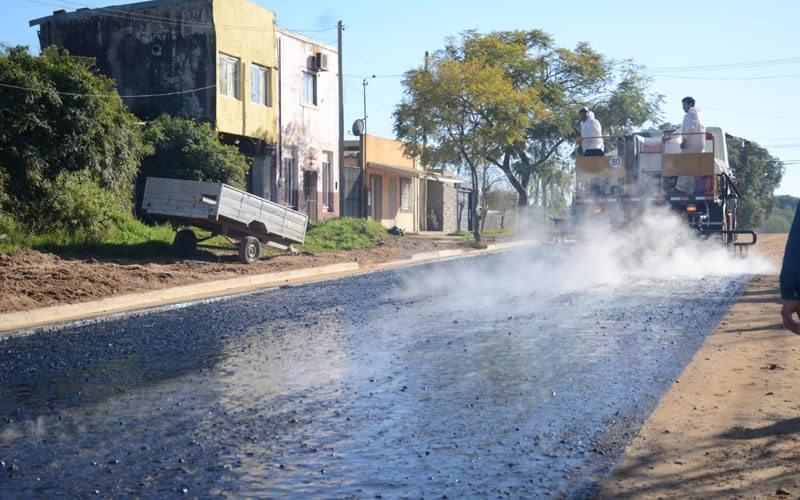 Suman más cuadras al Plan de Pavimentación y Mejoras