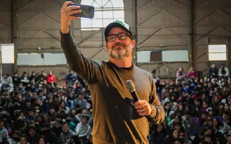 Gastón Pauls visitará Concordia para dar una charla sobre prevención de adicciones