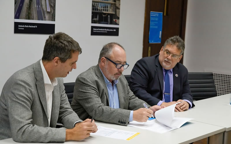 Apoyo de Nación para la ejecución de más obras de pavimentación en Concordia