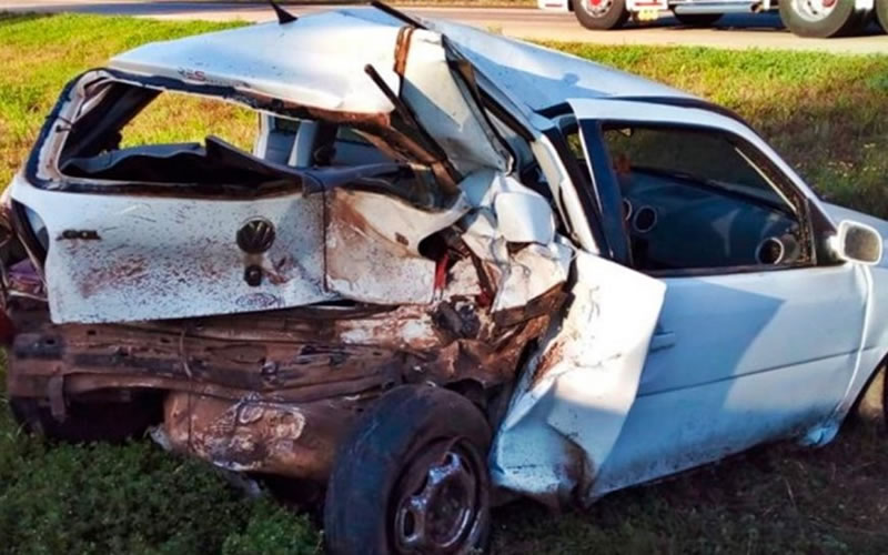 Autovía Artigas: Tres heridos en violento impacto entre dos autos