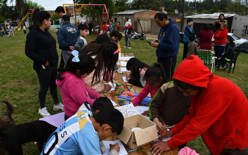 Se realizó la “Kermesse de la Primavera” en el Barrio Fátima II