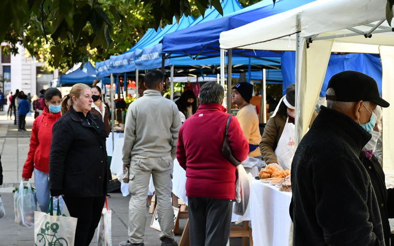 Este jueves y viernes la Feria de la Economía Social estará en la plaza 25 de Mayo