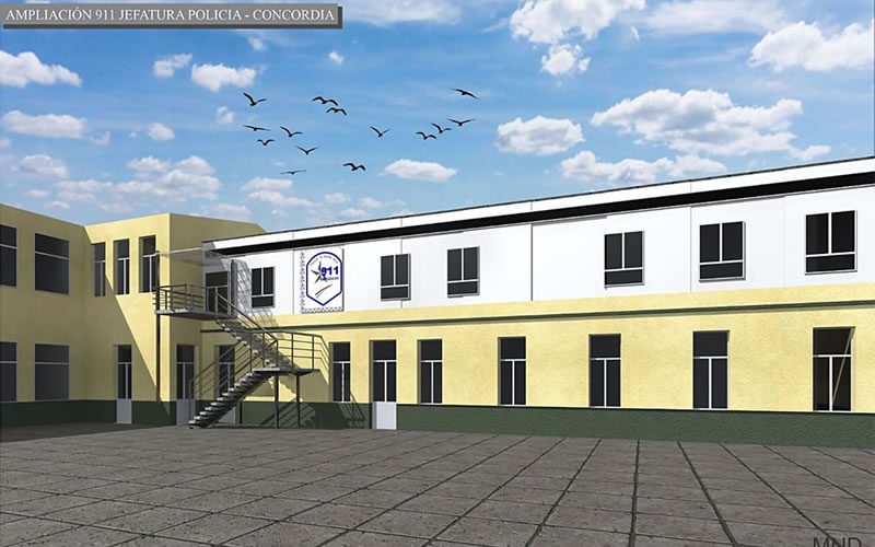 Se licita la ampliación de la División 911 y Videovigilancia de la Policía de Concordia