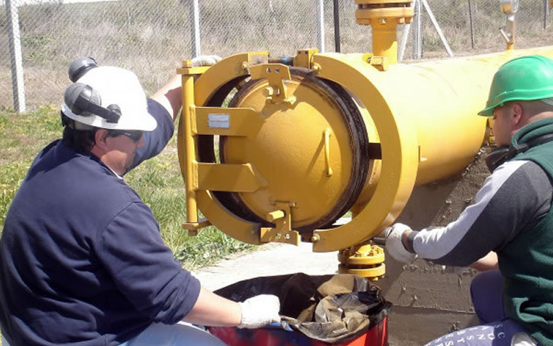 Comenzaron los trabajos de limpieza e inspección en el gasoducto troncal entrerriano