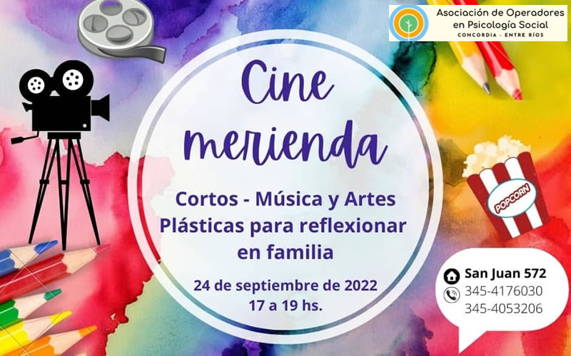 Cine Merienda: Un espacio de encuentro para reflexionar en familia