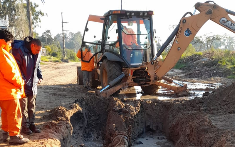 Barrio Cipo: Nuevos empalmes a las redes de agua