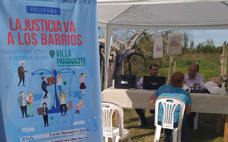 El programa “La justicia va a los barrios” llega a Estancia Grande