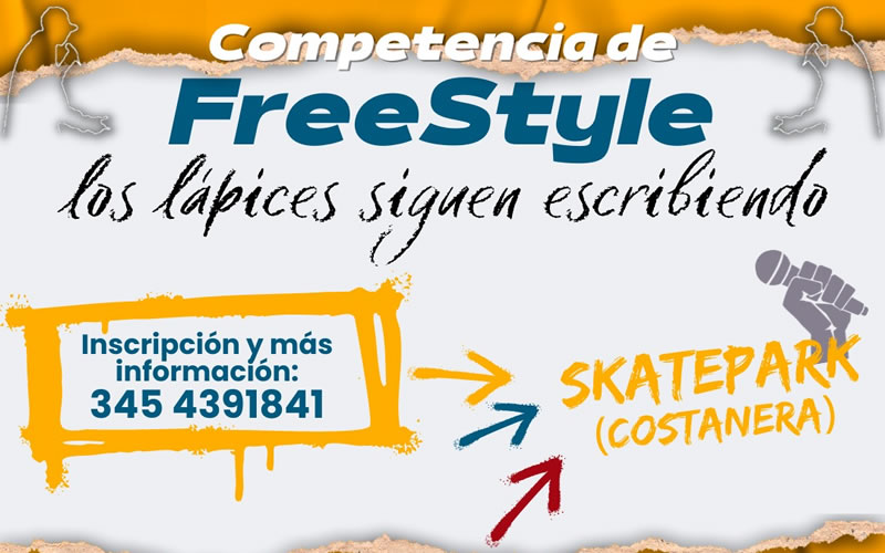 «Los Lápices Siguen Escribiendo»: Freestyle en el Día Nacional de la Juventud