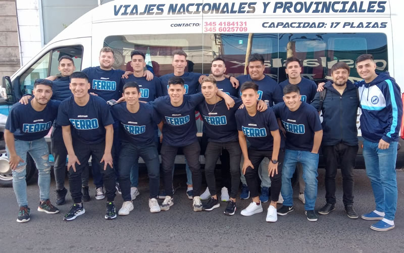 Futsal: Ferro partió rumbo a Santa Fe a jugar la Eliminatoria de la Liga Nacional