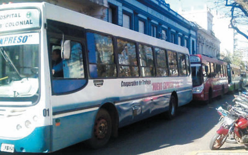 Paro de colectivos este miércoles y jueves en Concordia