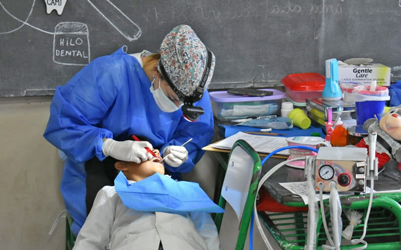 Abordaje territorial odontológico: Más de 700 niños se atendieron en el tráiler de la UBA 