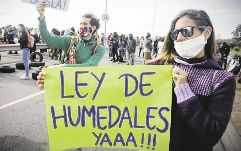 Ley de Humedales: Exigen que se defina una fecha concreta para tratar el proyecto