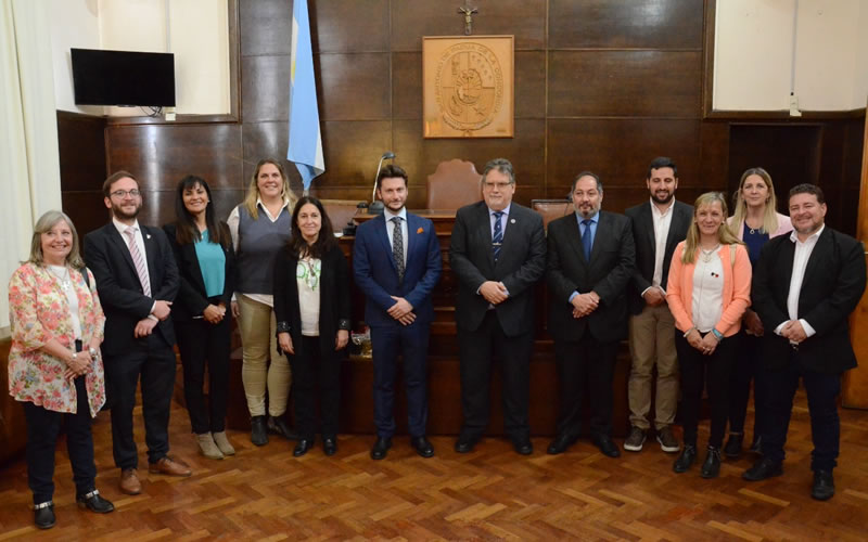 El Concejo Deliberante recibió al Cónsul General de Italia Marco Bocchi
