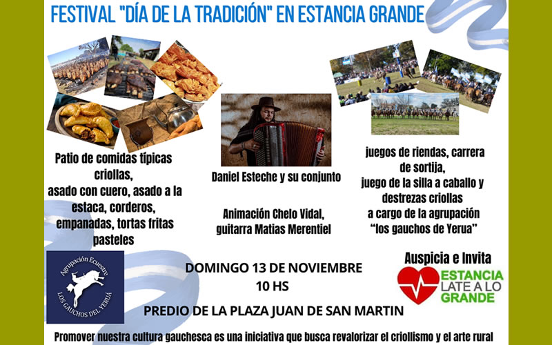 ¡Viví los festejos del Día de la Tradición de una manera diferente!