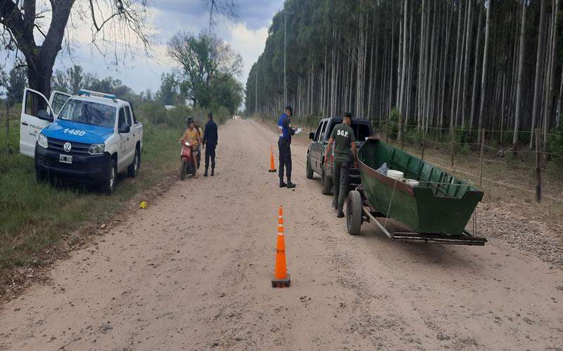 Refuerzan el control para la preservación del recurso ictícola en zonas aledañas a la Represa y al camping La Tortuga Alegre