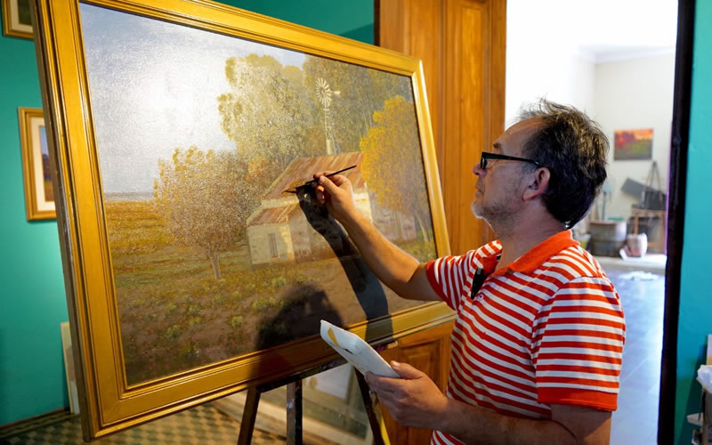 El Museo de Salto Grande presenta “Paisajes de Mi Tierra”, exposición del pintor Carlos Cordaro