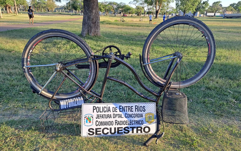 Robó una bicicleta dejada por su dueño en la vereda y lo encontraron y detuvieron en la Costanera