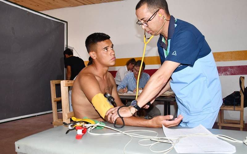 Continúan los controles electrocardiográficos en los clubes