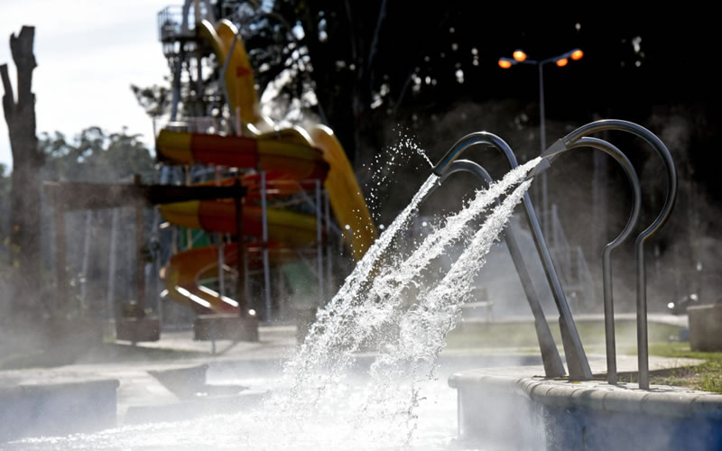CODESAL informó que en las termas del Perilago se llegó a un número récord de 100.000 visitantes