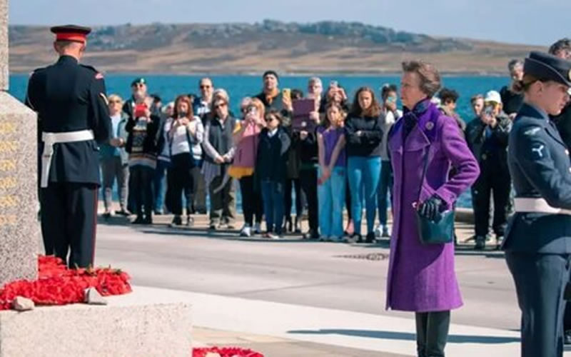 Cancillería rechazó el despliegue de actividades oficiales de la princesa Ana en las Islas Malvinas