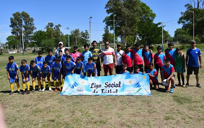 Final de la Liga Social de Fútbol Infantil