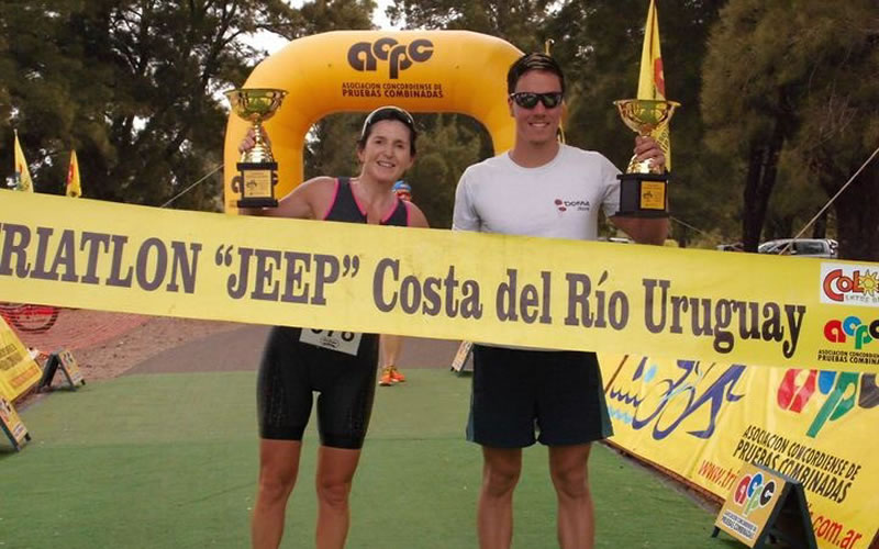Circuito de Triatlon Jeep: Tomás Benitez y Sabina Goyeneche se llevaron la Copa Codesal