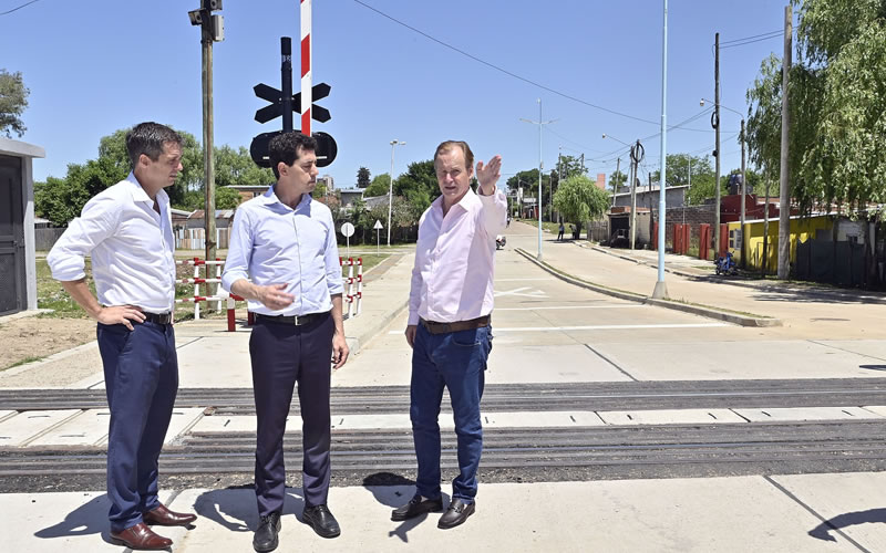 Junto a De Pedro, Bordet resaltó el impacto de las obras públicas en la calidad de vida de la comunidad