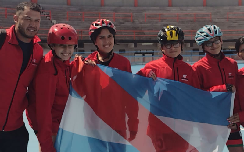 El patín carrera de Entre Ríos en lo más alto del podio en los Juegos Nacionales Evita 2022