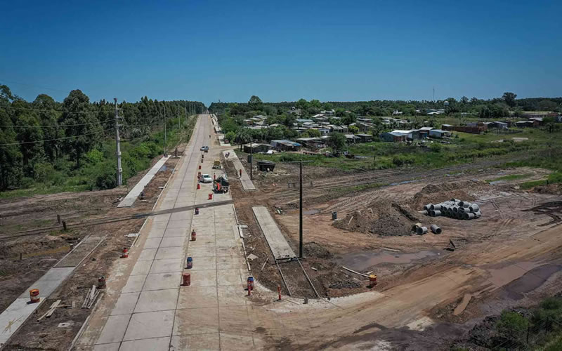 Tiene un importante avance la obra de acceso a Concordia por Magnasco y Zorraquín