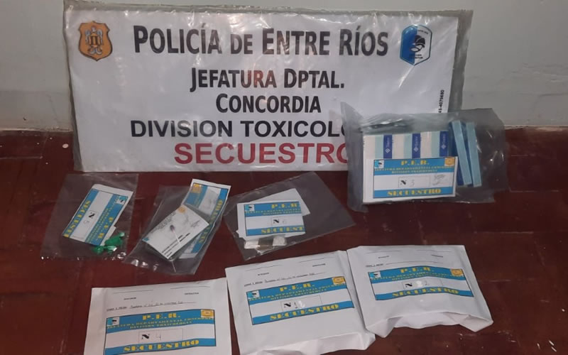Secuestran droga en allanamiento por narcomenudeo