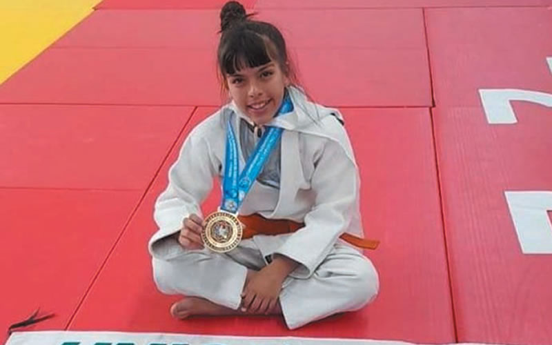 Fátima Ocampo se consagró Campeona Sudamericana de Judo en Córdoba en categoría sub 13