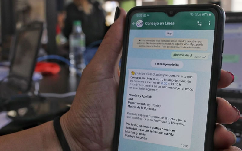 El CGE amplía su atención al público a través de WhatsApp