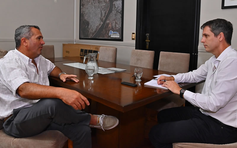 El Intendente y el nuevo presidente de la Asociación Hotelera, repasaron la agenda conjunta del sector