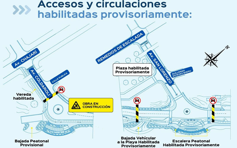 Se habilita parcialmente la Costanera Nebel