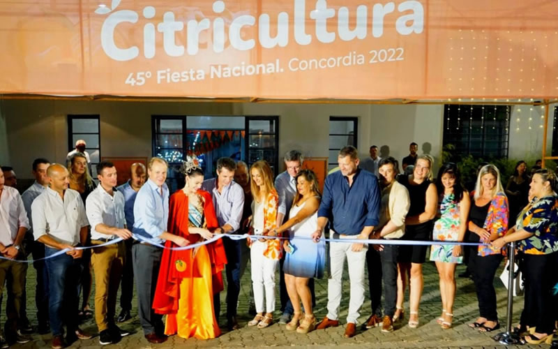 Con eje en la producción y el trabajo, comenzó la Fiesta Nacional de la Citricultura