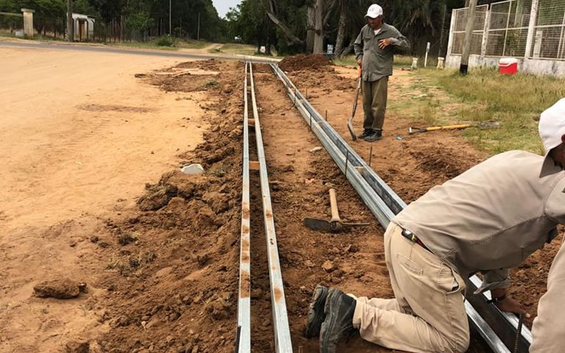 Se construyen veredas, se colocan cestos de residuos y luminarias con tecnología led en Calabacilla