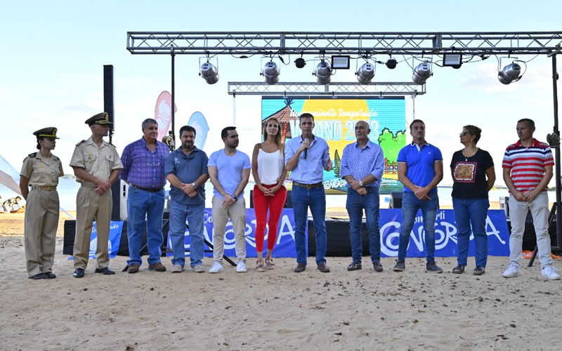 Desde Playa Sol presentaron la temporada de verano 2023 en Concordia