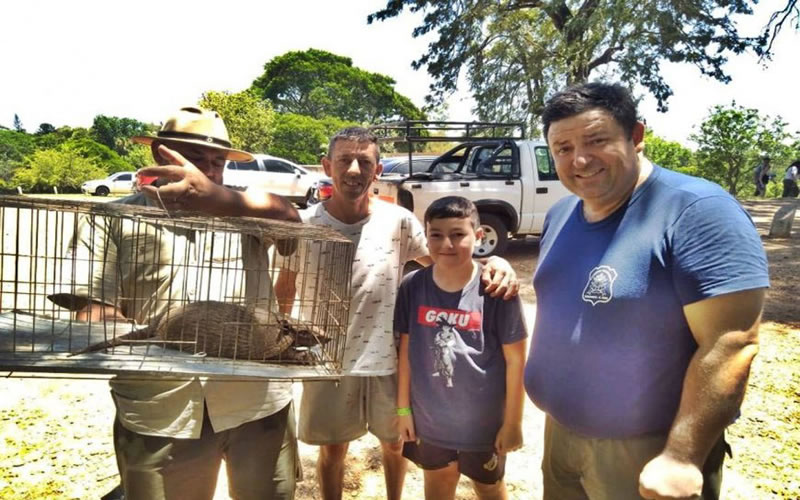 Una visita inesperada que pudieron llevar a liberar al Parque San Carlos