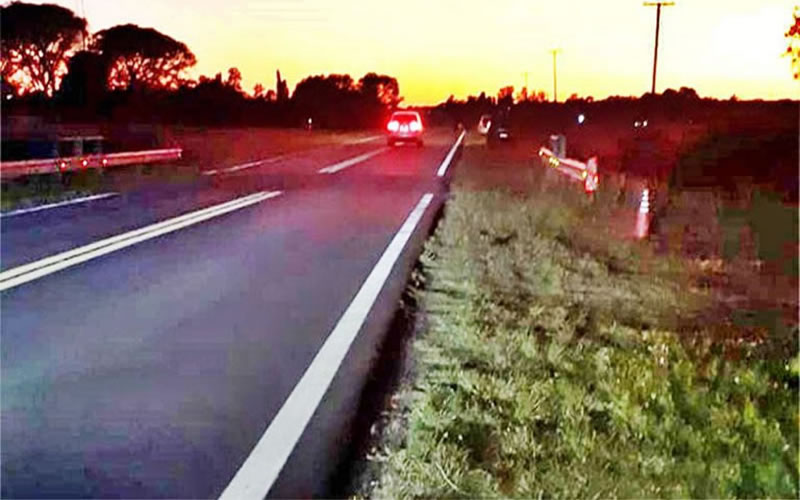 Trágico choque: Un hombre murió atropellado en la Ruta 18