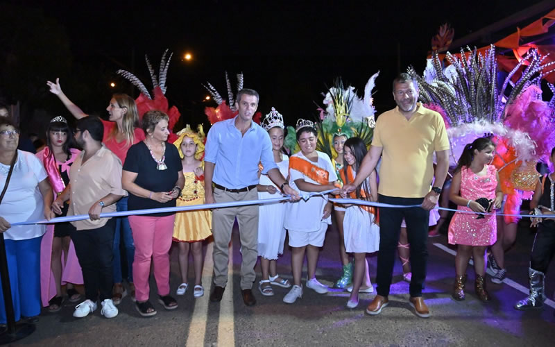 Plan de Desarrollo Barrial: Con múltiples actividades, se inauguraron las obras en calle Gregoria Pérez