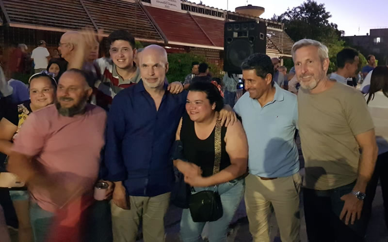 Horacio Rodríguez Larreta visitó Concordia junto a Rogelio Frigerio