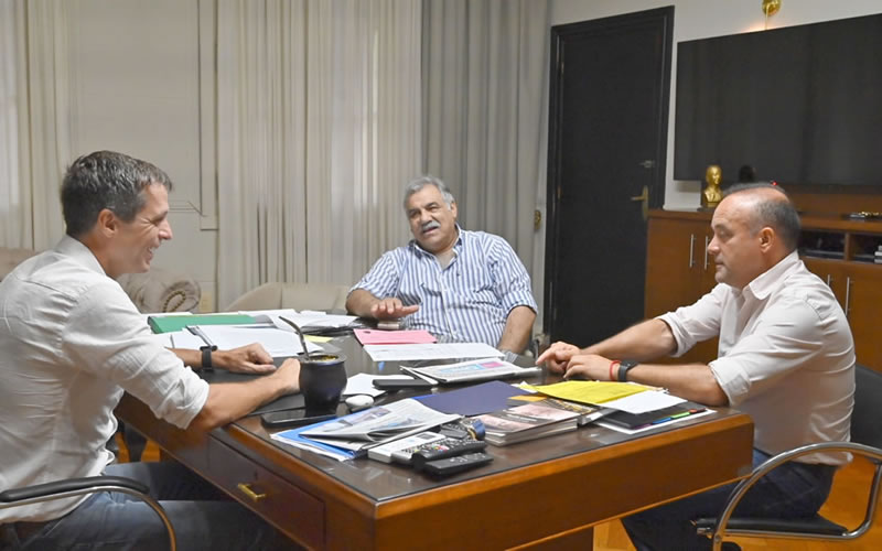 El Intendente y la Cooperativa Eléctrica desarrollan una agenda conjunta con la cuestión energética en el centro