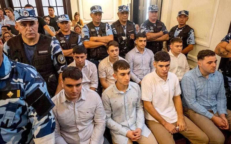 Condenaron a prisión perpetua a cinco de los rugbiers acusados de matar a Fernando Báez Sosa