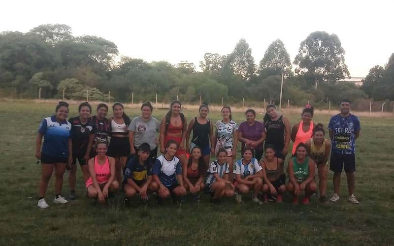 El fútbol femenino ya es una realidad en Ferrocarril