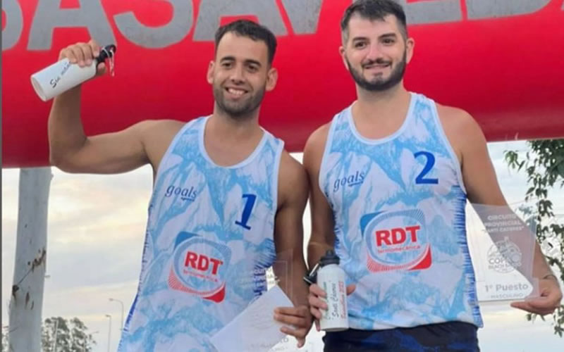 El concordiense Joel León se consagró campeón de la segunda etapa de beach volley provincial