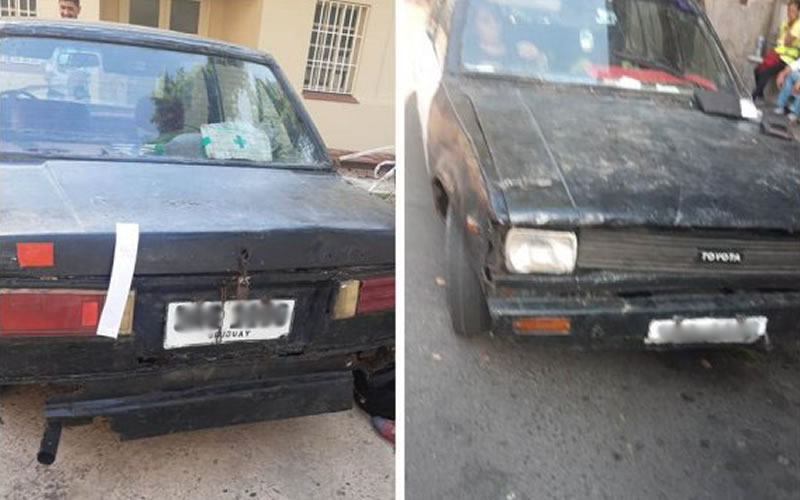 Un auto uruguayo fue retenido en pleno centro sin seguro y falta de autorización de manejo