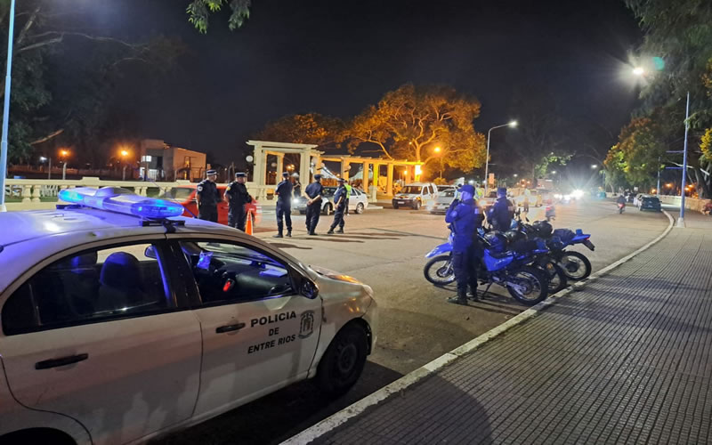 Se incrementaron los operativos de prevención del delito en Concordia