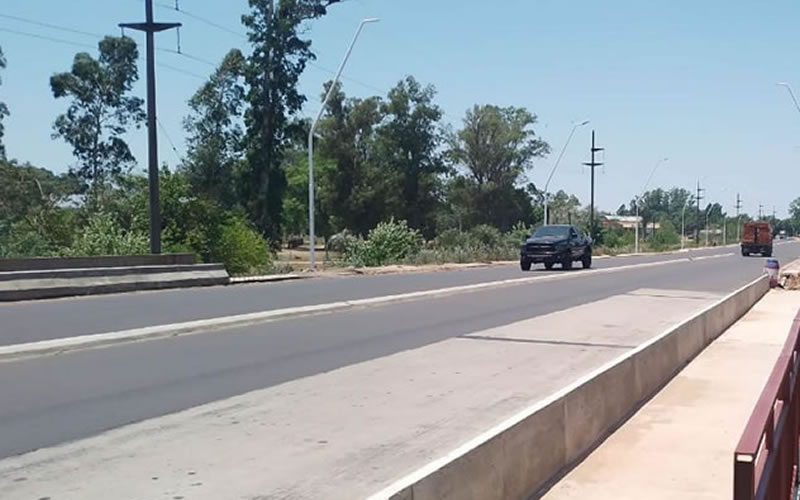 Inauguraron obra de acceso en Concordia por Villa Zorraquín y Osvaldo Magnasco